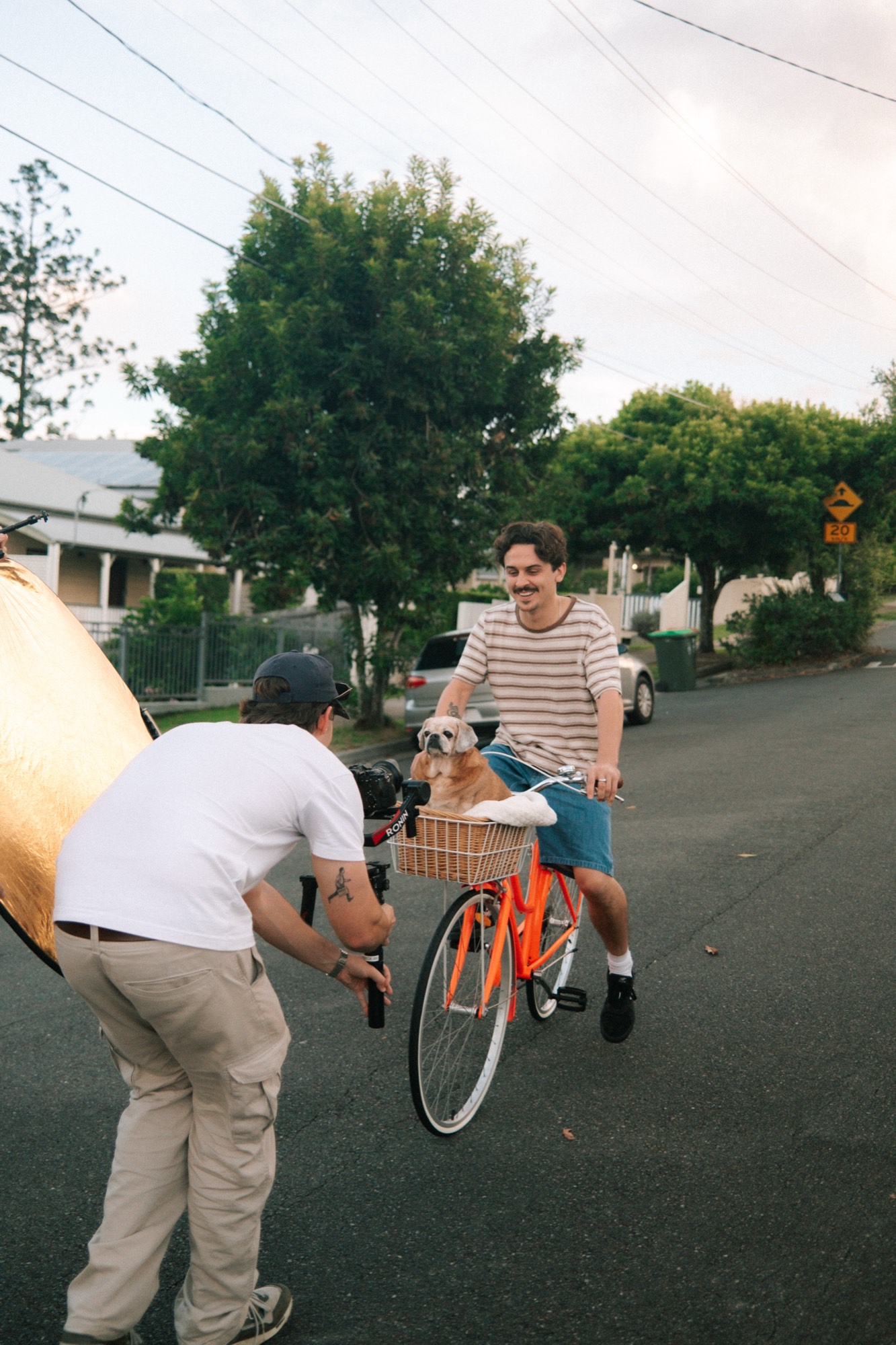 Music Is Better Shared — rolling on the street