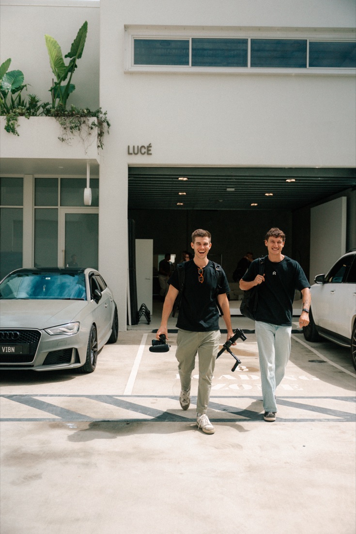 Rolling Digital behind the scenes — 2 happy boys