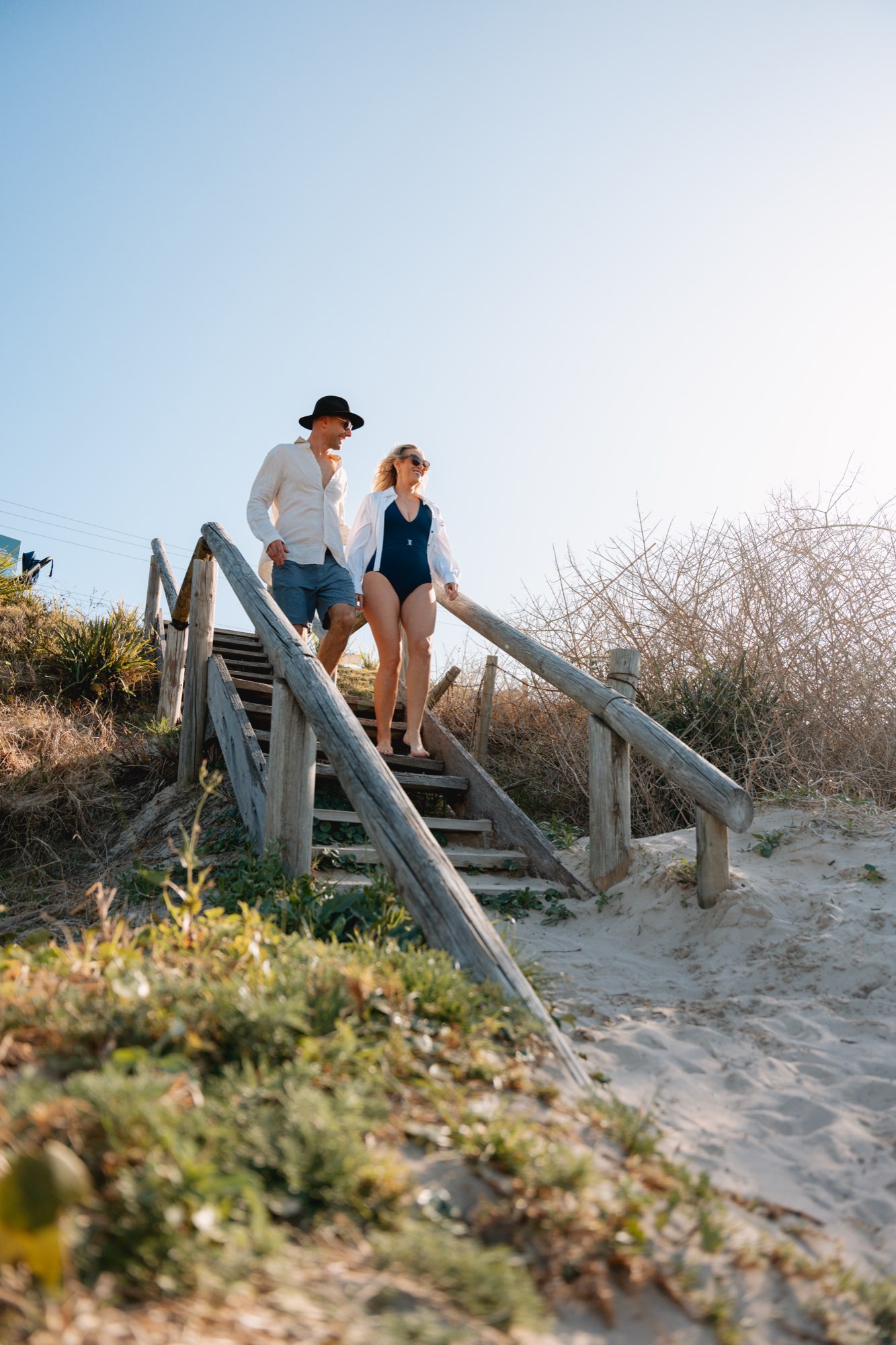 The Belvedere — down to the sand